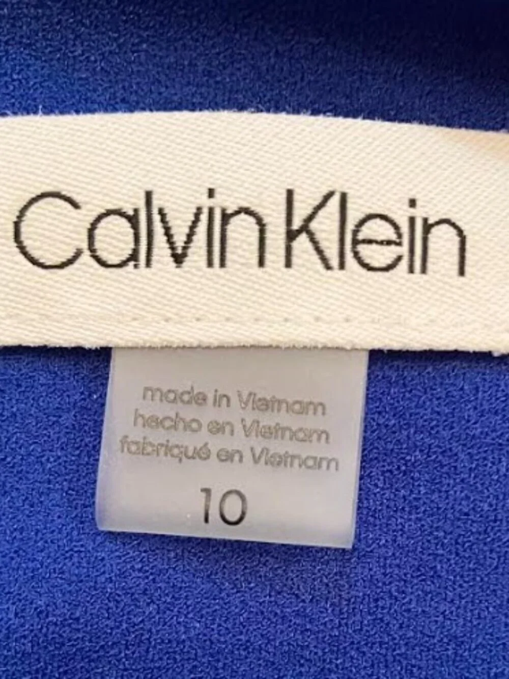 Calvin Klein multiple pleats